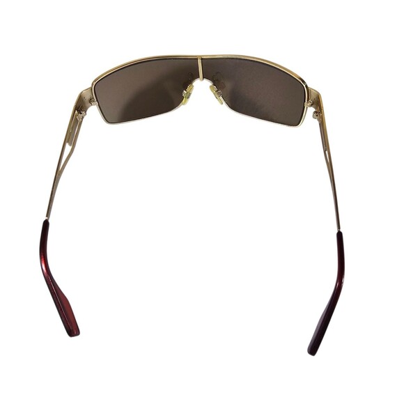 Kenneth Cole KC041 198 Gold Metal Sunglasses Frame 127-17-135 Vintage Rare Wrap - Picture 5 of 15